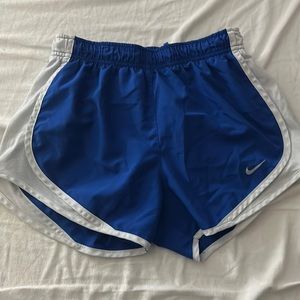 dri fit blue nike shorts